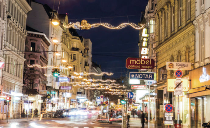 Weihnachtsbeleuchtung im 3. Bezirk