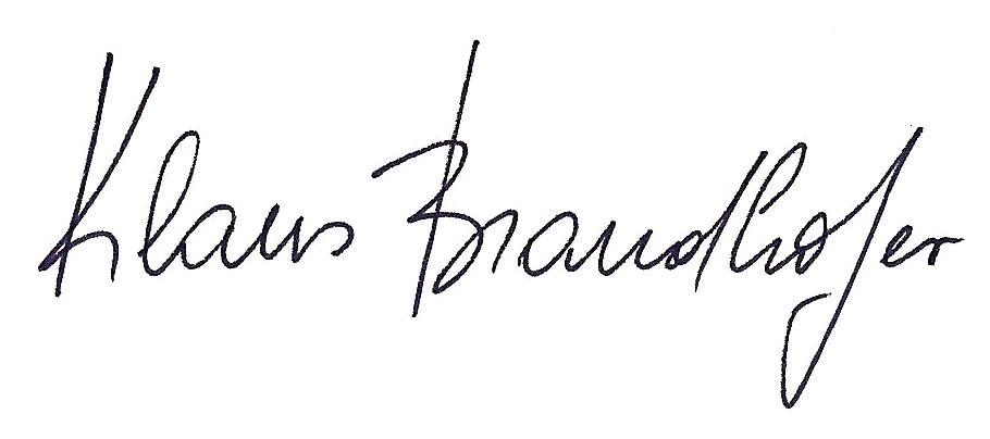 Unterschrift Klaus Brandhofer